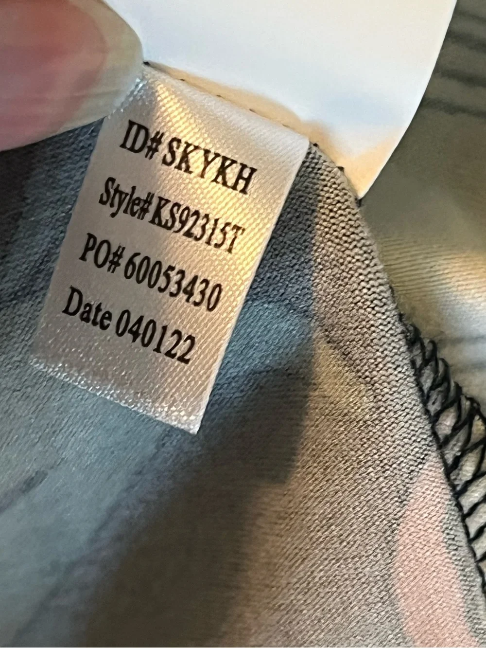 Kate Spade Pajamas 2 piece Set Blossom Floral Print Navy Pink Large/XL Soft Knit